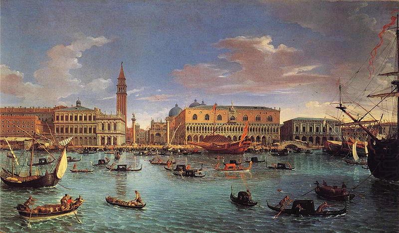 Gaspar Van Wittel View of the San Marco Basin china oil painting image